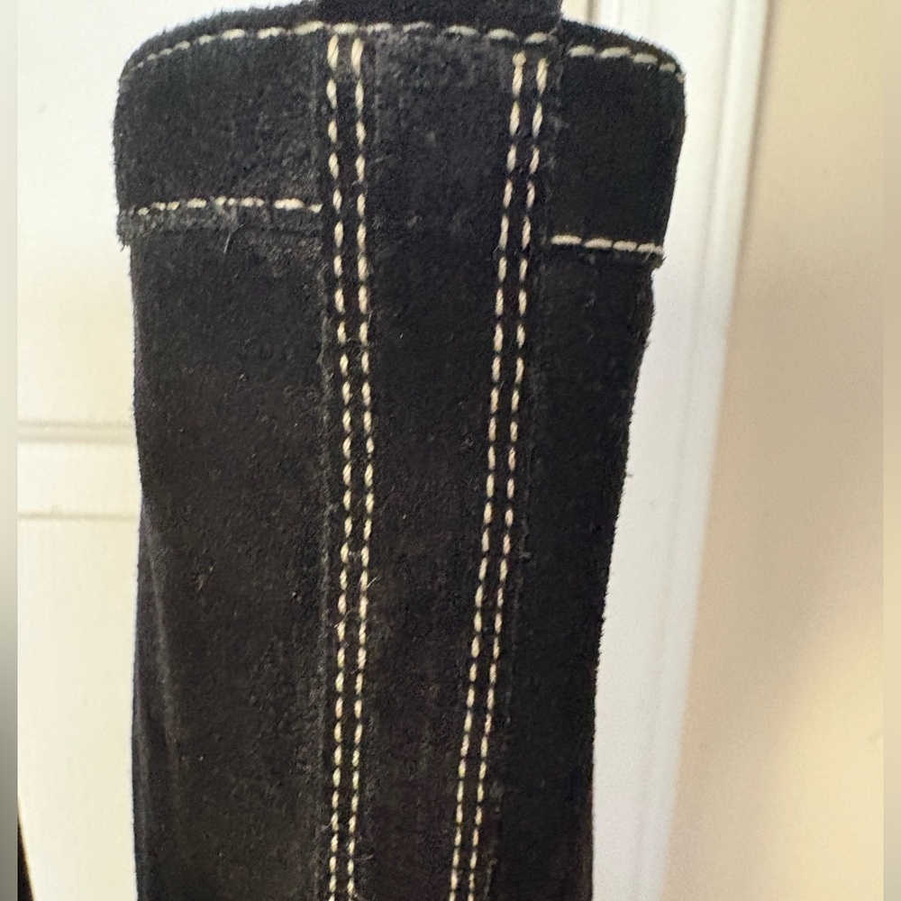 Michael Kors Black Suede Boots - Picture 3 of 15